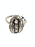 Natural Diamond Polki Ring in 925 Sterling Silver | Luxury Traditional  Diamond Jewellery