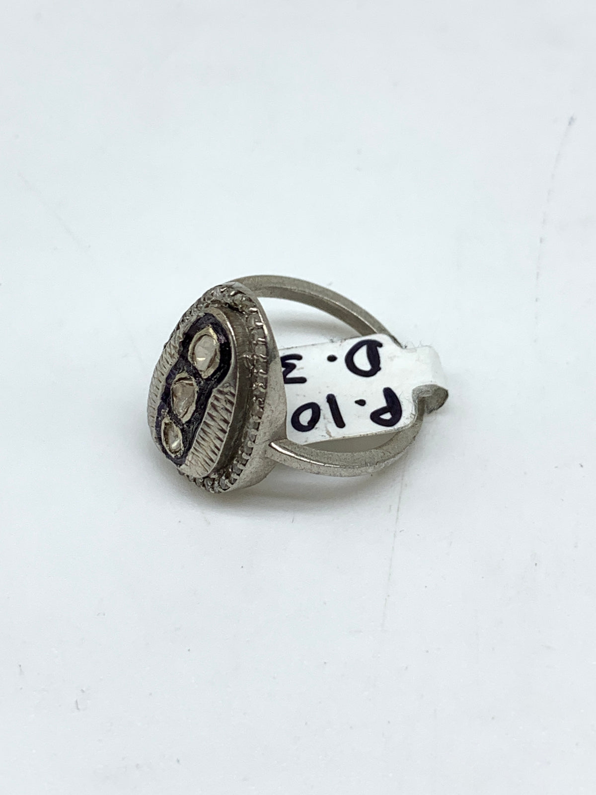 Natural Diamond Polki Ring in 925 Sterling Silver | Luxury Traditional  Diamond Jewellery