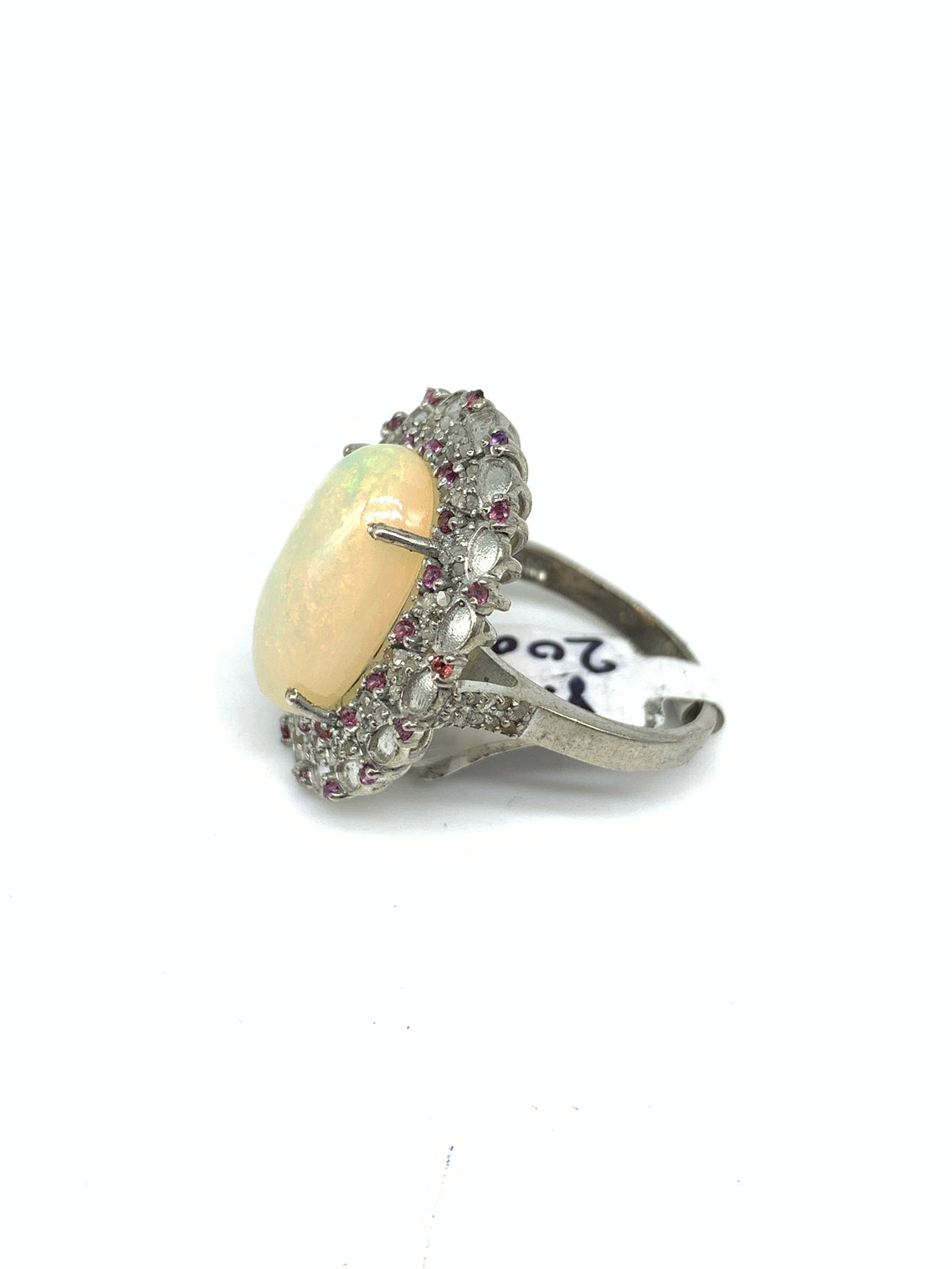 Natural Opal Gemstone Ring in 925 Sterling Silver Gemstone Silver Jewellery