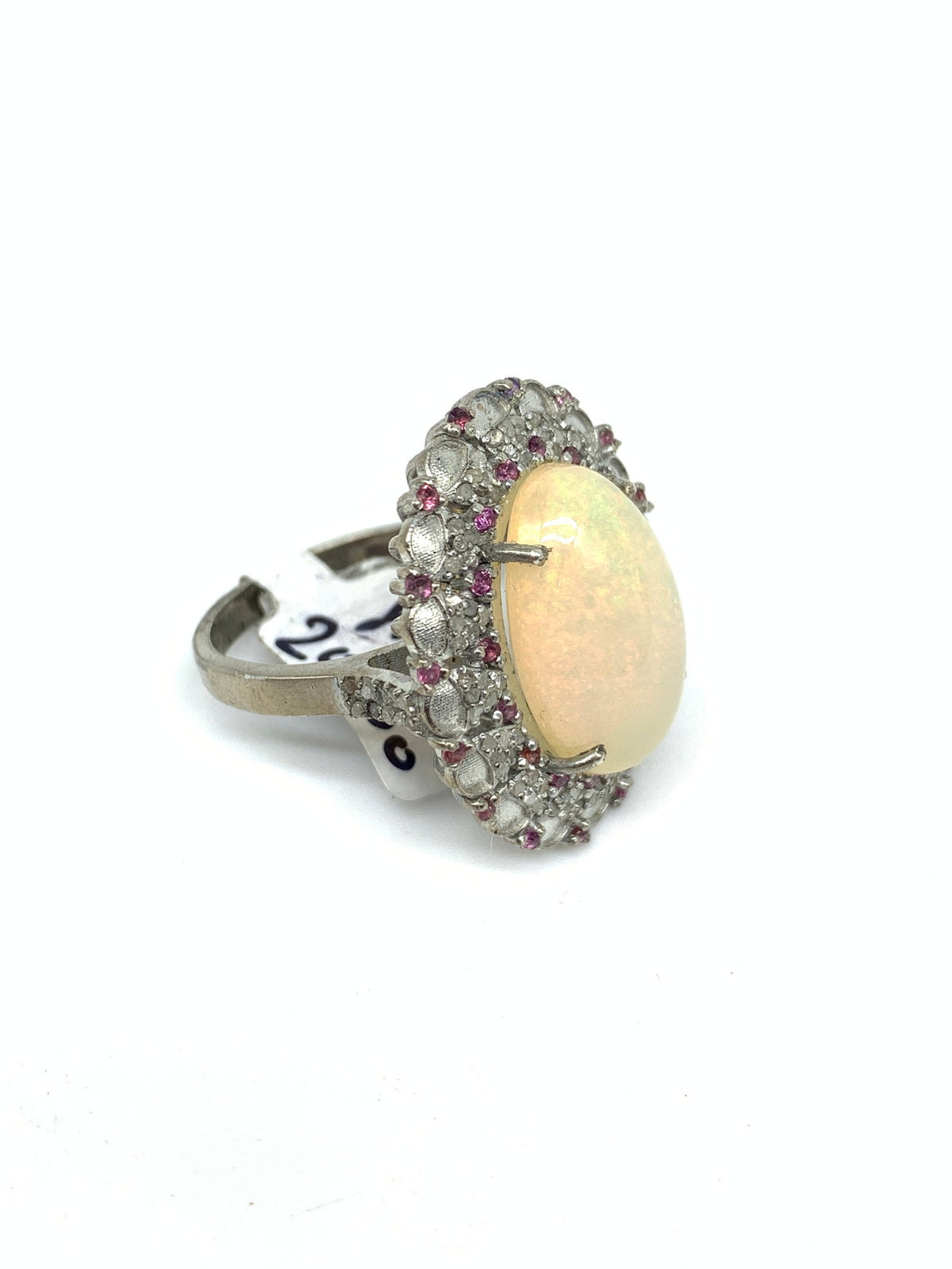 Natural Opal Gemstone Ring in 925 Sterling Silver Gemstone Silver Jewellery